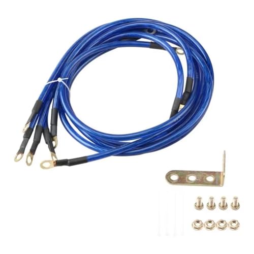 Bosiyrggrl Kit de Cables de Universales para Coche, Puente de Refuerzo AutomáTico, para Mejorar la Potencia de Coches, SUV y SUV A