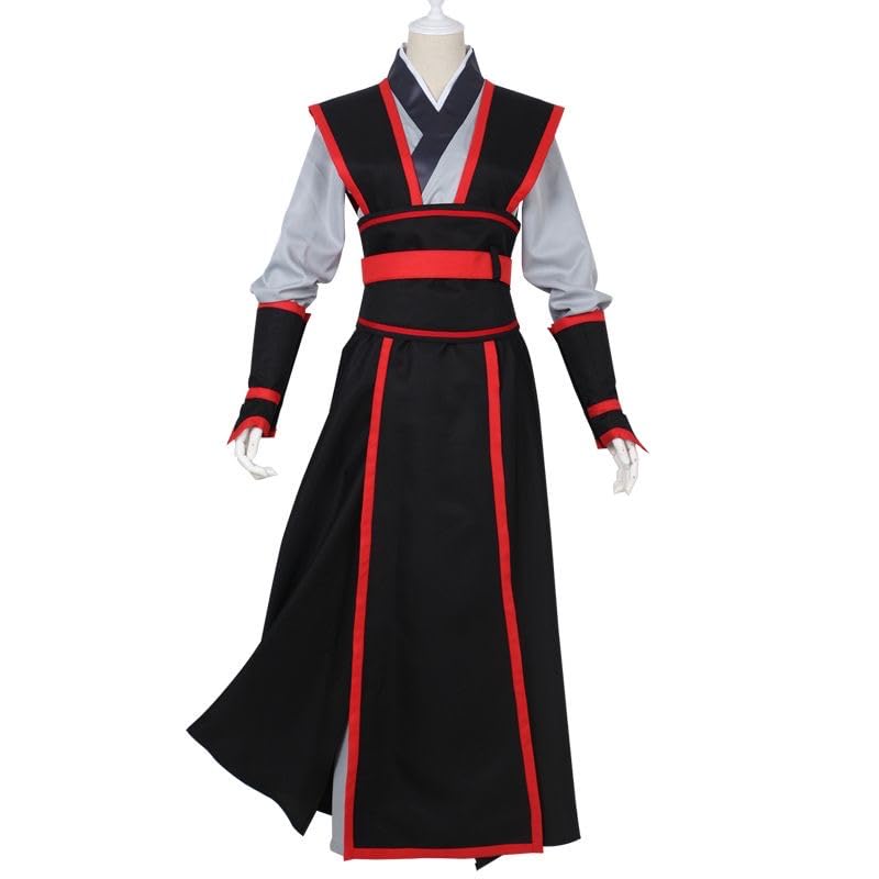 Zhongkaihua Wei Wuxian Cosplay Costume Wei Ying Chinese Ancient Hanfu Anime Role Play Uniform Outfit Halloween Fancy Dress up Party Carnival