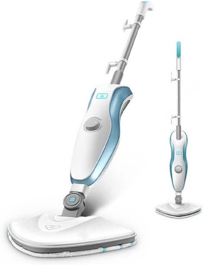 Steam Mop, Steam Mop for Hardwood Floor, Steam Mop for Floor Cleaning, Steam Cleaner, Floor Steamer, 20ft Power Cord, 450ml Water Capacity (White)