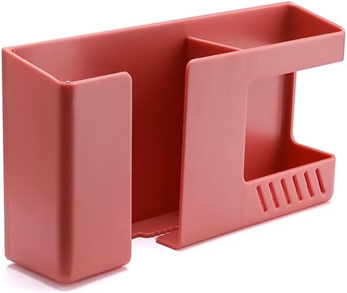 5pcs Punch Free Wall Mounted Organizer Remote Control Mobile Phone Plug Holder Charging Multifunction Hook