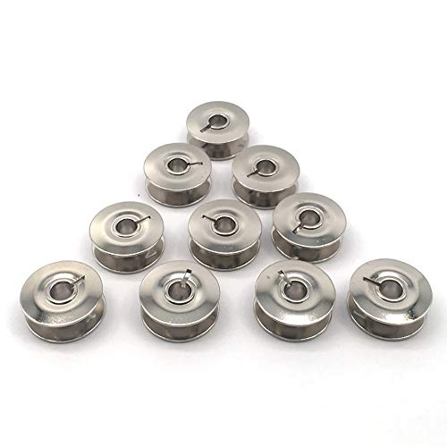 bobbins pfaff - LNKA Metal Bobbins for PFAFF Sewing Machine Parts 9033NS 10 Pack