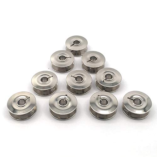 LNKA Metal Bobbins for PFAFF Sewing Machine Parts 9033NS 10 Pack