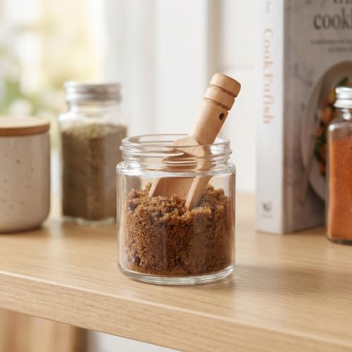 Cucharas de madera para frascos mini de cocina y servir especias 6