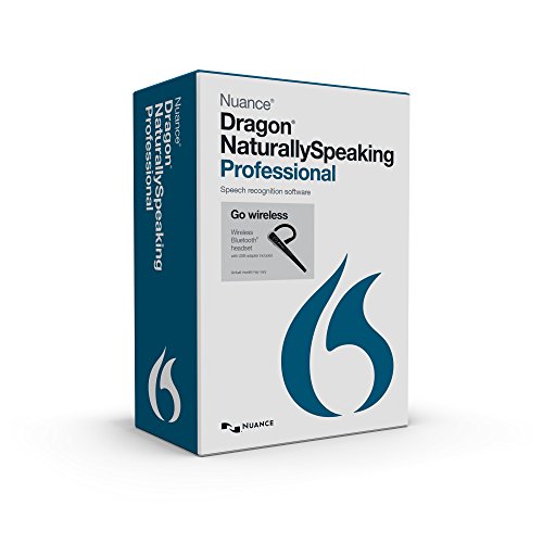 Nuance Communications Dragon NaturallySpeaking Professional 13.0 with Wireless Bluetooth Headset