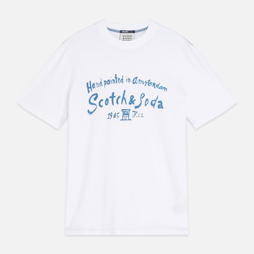 Scotch & Soda Chest Artwork T-Shirt Camiseta Hombre