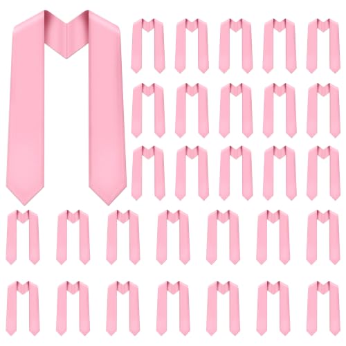 Image of Plain Graduation Stole Sash 60 Inch Unisex Adults Solid