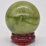 40MMナチュラルジェムストーンボールクリスタルホームデコレーションチャクラストーンスフィアロックス-岫岩翡翠