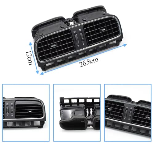 Grille d'aération avant VW Polo 2011-2018 centrale - Version ajustable conduite LHD et RHD