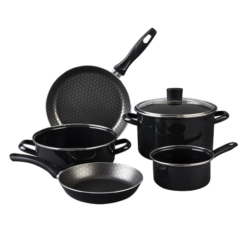 La Mejor Lista de Sarten cinsa los más solicitados. 45 Cinsa Batería de cocina Santiago 6 piezas de aluminio con antiadherente thermocell