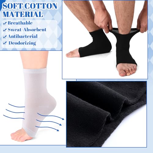 10 Pairs Men Toeless Socks Open Toe Flip Flop Pedicure Socks for Sandals Running Yoga Spa3