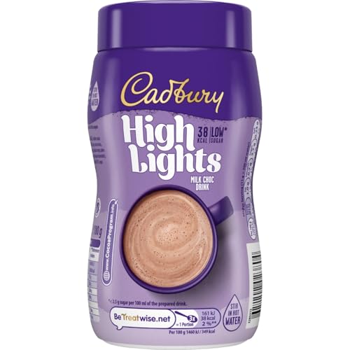 Cadbury Highlights Milk Chocolate Hot Drink 180 g (Approx. 14 Servings)