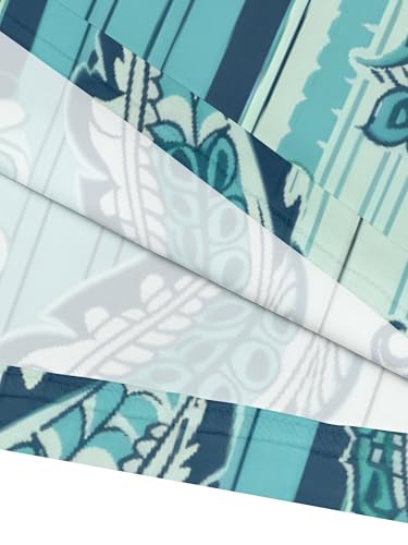 Image of PinkPatty Plus Size Maxi Dress for Women Casual V Neck 3 /4 Sleeve Boho Printed Long Dress with Pockets