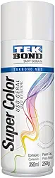 Tinta Spray Branco Brilhante Aerossol TekBond Uso Geral 350ml/250g