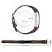 AK Bands Compatible with Fitbit Alta/Alta HR, Adjustable Comfortable Leather Wristbands Compatible for Fitbit Alta HR 2017/Fitbit Alta (Coffee Brown)