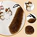 UxicRuya Ears and Tail Set Headband for Kids Adults Housewarming Night Club, Brown White