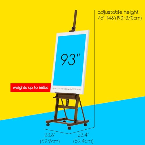 Image of MEEDEN Adjustable H Frame Art Easel: Easel Stand for Painting and Display
