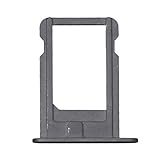 Smays SIM Card Tray Replacement for iPhone 5 (Black)