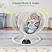 BabyBond Baby Swings for Infants, Bluetooth Infant Swing with Music Speaker, 3 Seat Positions, 5 Point Harness Belt, 5 Speeds and Remote Control - Portable Baby Swing for Indoor and Outdoor (Beige)
