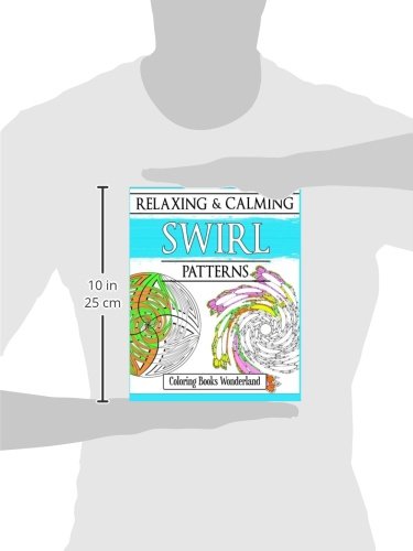 Relaxing and Calming Swirl Patterns - Coloring Books For Grownups image 5