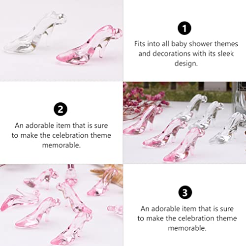 Toyvian High Heel Shoe Pendant Charms: 96pcs Necklace Keychain Pendants Gender Reveal Party Favor for DIY Jewelry Making Crafting Materials by Toyvian - Image 9