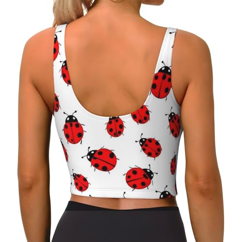 Women Girls Sexy Sports Vest U-Shaped Back Crop Vest Sportswear for Workout3