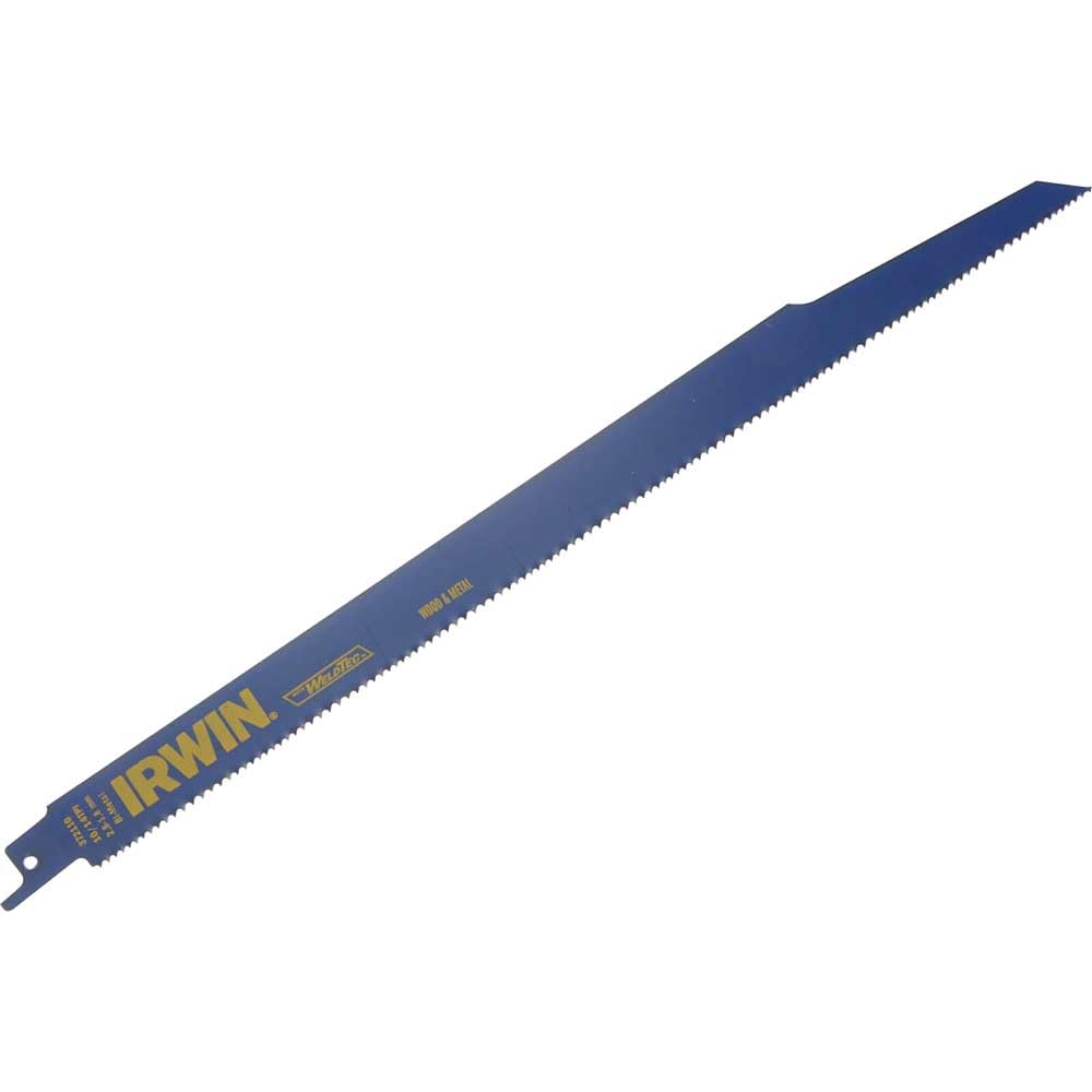 Irwin 10504142 110R Sabre Saw Blade for Metal and Wood Cutting, 300mm, Pack of 25