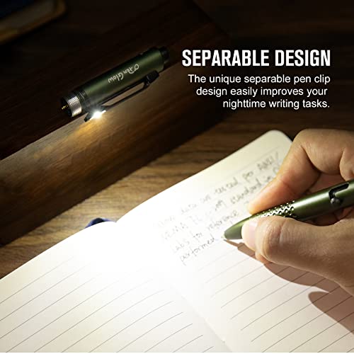 image for OLIGHT O'Pen Glow EDC Pen Light, 120 Lumens with Green Beam, Rechargea