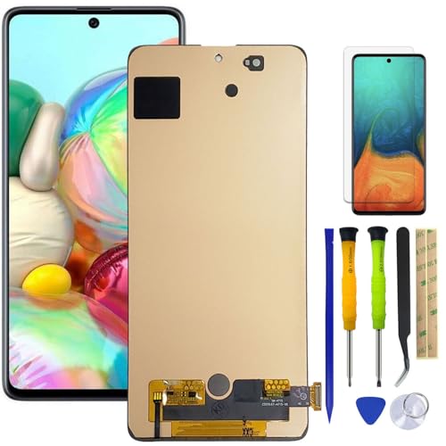Image of LCD Display Touch Screen Digitizer Assembly Replacement for Samsung Galaxy A71 SM-A715F /DS SM-A715F, SM-A715F /DS, SM-A715F /DSN(NOT for A71 5G)+Tools