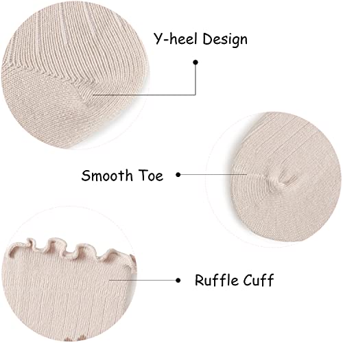 5 Pairs Baby Knee High Socks Girls Newborn Infants Long Socks3