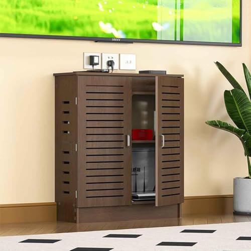 Caja de almacenamiento para enrutador WiFi, gabinete de PVC para módem y router, 28 pulgadas de largo x 10 pulgadas de ancho x 28 pulgadas de alto, elegante ocultador de escritorio con diseño de