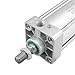 Baomain Pneumatic Air Cylinder SC 63 x 50,PT 3/8, Bore 2 1/2 inch(63mm), Stroke 2 inch(50mm),Dual Action 1 Mpa,for Industrial Machinery