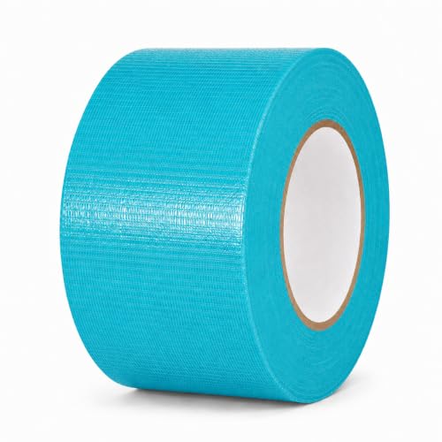 Image of GGR Supplies CDT-36 Industrial Grade Cloth Duct Tape, Teal Blue 3 Inch x 60 Yards, Waterproof UV Resistant Heavy Duty, Clean Removal with No Sticky Residue for Repairs, Packaging, and Bundling