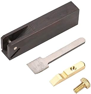 Hilitand Mini Plane Kit, Wood Planer, Wood Cutting Tool, Ebony Woodworking Tool 75mm/3.0in for DIY Woodcraft