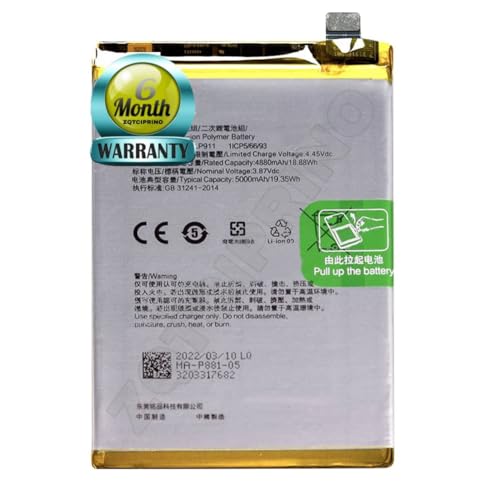 Image of Original BLP911 Battery for Oppo V25 Battery with 6 Month Warranty**** (B185)