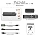 DCOLOR DVB-T2 Digitaler terrestrischer Decoder 2025, Mini HDMI TV-Stick versteckt hinter dem TV, DVB-T2 HDMI TV Stick, HD 1080P H265 HEVC Main 10 Bit, Unterstützung USB WiFi/PVR