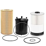 1948921 1922496 FS19765 Fuel Filter Oil Filter Fuel Water Separator Filter Change Kit Compatible