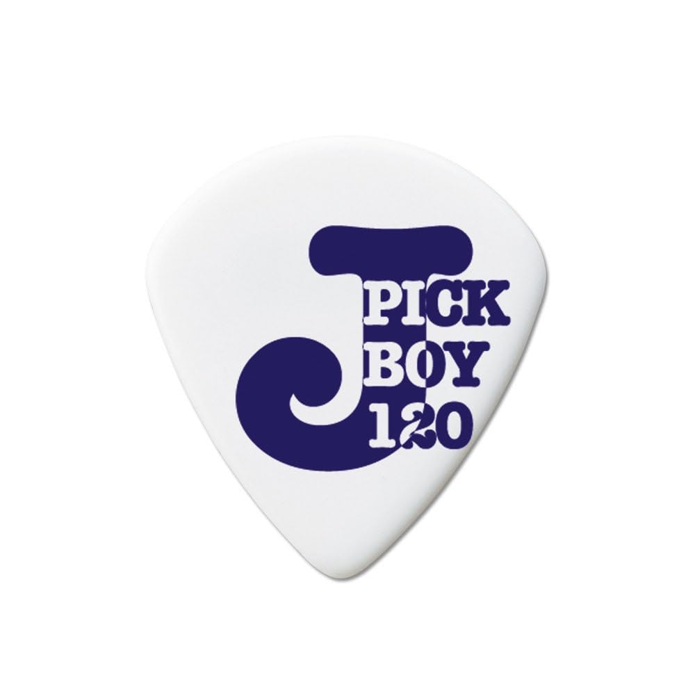 Pickboy J-Pick, White, Cellulose, 1.20mm, 10 picks