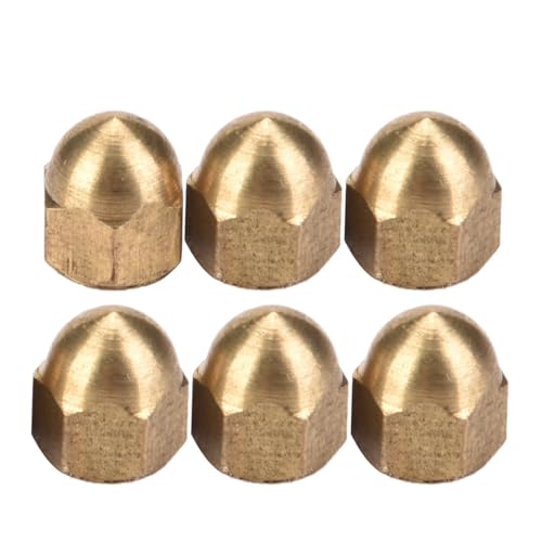 Brass Acorn Nut, Acorn Nut, Simple to Use Repair Accessories Repair Hardware for Machinery Furniture (M4(20PCS))