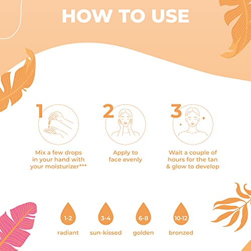 VERA Self Tanning Drops für einen gleichmäßigen Teint - Self Tan Drops mit tropischem Aroma & pflegenden Inhaltsstoffen… - Image 7