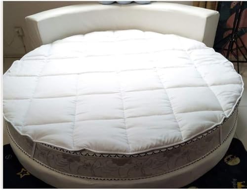 Necoxiuer HMKBMBVUU-MATTRESS-86IN-2.2M Thicken Round Bed Mattress cover
