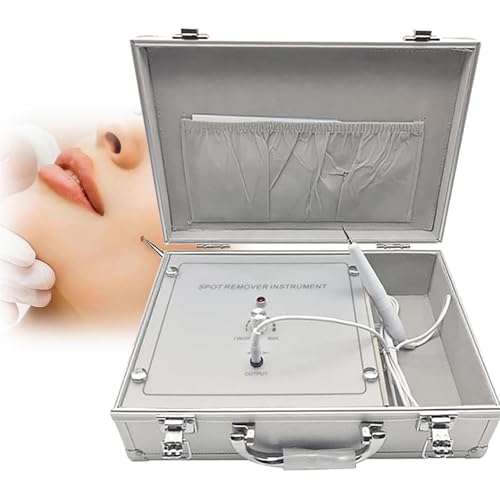 Kit de eliminación de lunares con 10 engranajes ajustables, agujas para pecas, verrugas, manchas oscuras, tatuajes