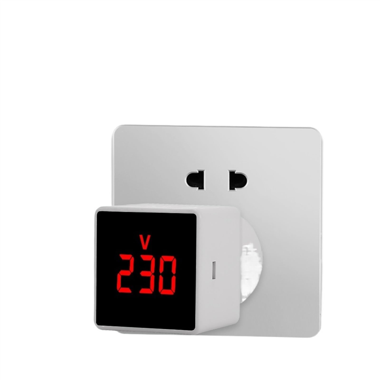 LCD Digital AC Voltmeter Voltage Meter EU Electric Pen Meters Mini Volt Test Monitor 110VAC 220VAC Panel Indicator Light