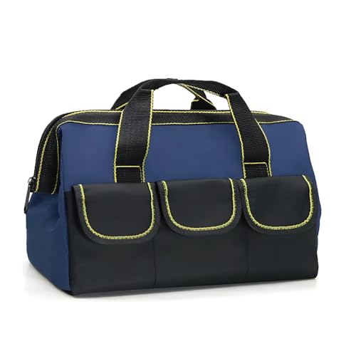 Bolsa Ferramentas Lona 31cm x 23cm x 17cm com Alça Mão e Divisórias