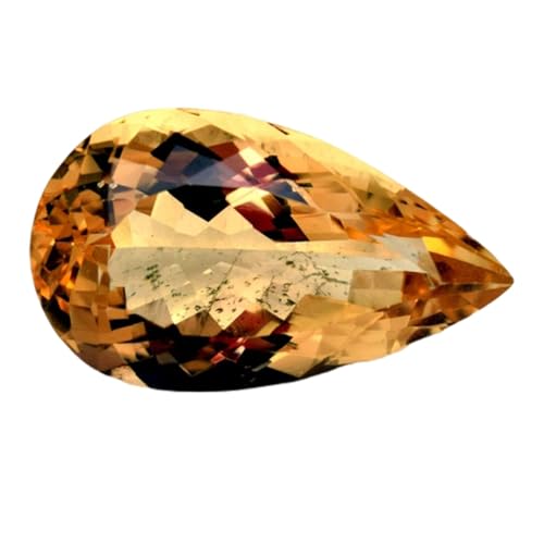 Citrine naturelle en poire 16x10mm pierre gemme en vrac facettée pour création bijoux DIY GH_NAT_08004