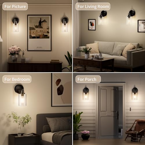 Buthy BT-1THSBD Black Wall Sconce Light: Modern Wall Sconces Indoor thumb #5