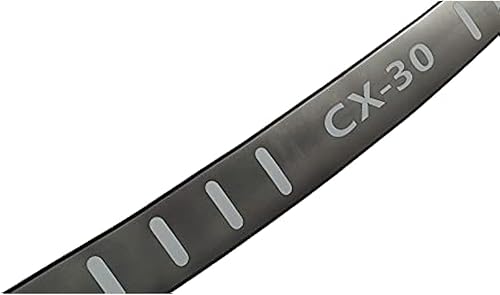Miniatura 6 de GZBFTDH Protector de parachoques de acero inoxidable para puerta trasera de automóvil, para Mazda CX-30 2020 2021 2022 2023, accesorios para piezas