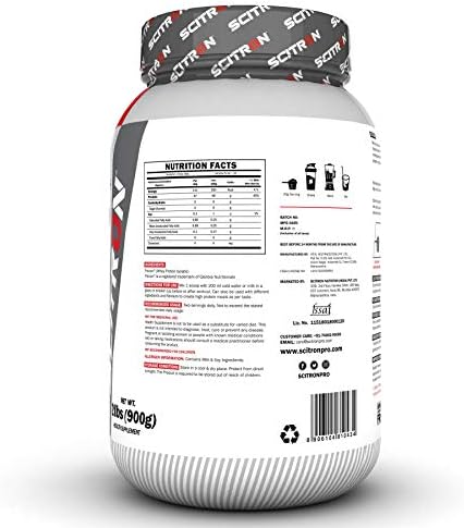 Scitron RAW ISO 100% Whey Protein Isolate - 2lbs, 900g, Unflavoured