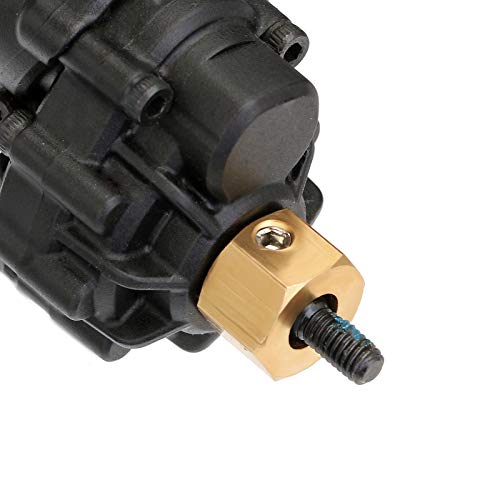 INJORA RC Hex Adapter 4pcs Messing Crawler Zubehör für 1/10 RC Crawler TRX-4 G63