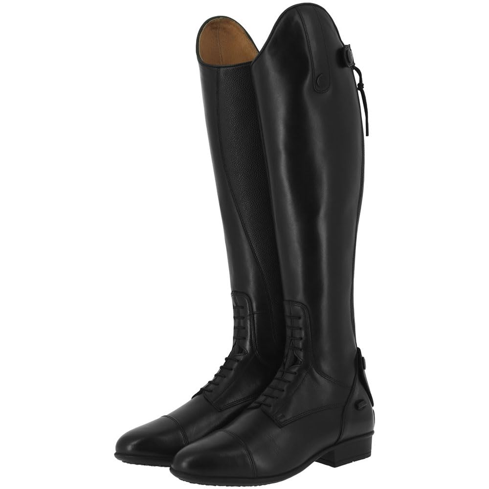 EQUITHEME Leather Lace Up M Riding Boots EU 36