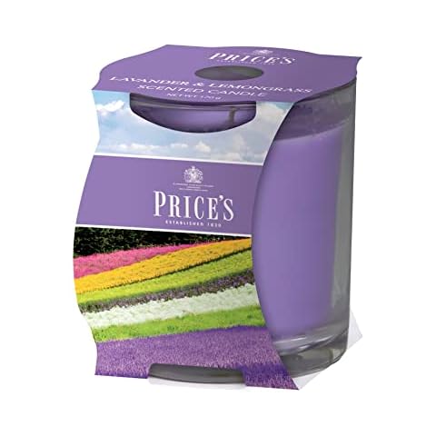 Price's Lavender & Lemongrass Jar Candle Cover